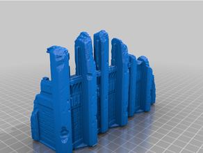 ruína ampla heroscape 3d print model - Mito3D