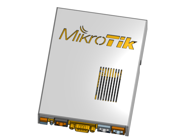 mikrotik rbm33g couverture gaine 3D print model - Mito3D