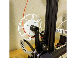 ender 3 filament guider roue Balle palier créalité 3d print model - Mito3D