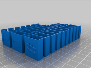 library shelf label 3d print model - Mito3D
