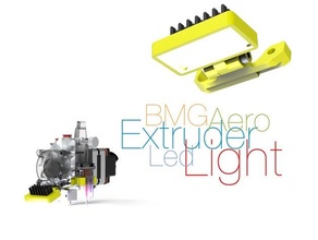 led light bmg aero extruder 3d print model - Mito3D