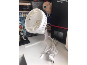 mini escritorio ventilador 3d print model - Mito3D