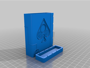 steampunk inspirado tarjeta caja 3d print model - Mito3D