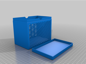 customized parametric card box 3d print model - Mito3D