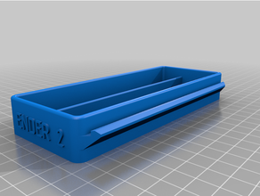 ender 2 tray larger compartments 3d print model - Mito3D