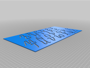 personalizado completamente personalizable plantilla 3d print model - Mito3D