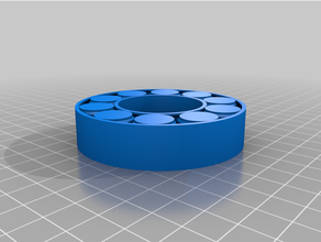 customizspolld parametric printed bearing openscad customized 3d print model - Mito3D