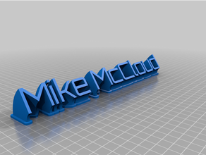 customized sweeping mikeplate remix 3d print model - Mito3D