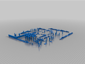 ruiniert Stadt mordheim Terrain 40k aos Ruine Ruinen 3d print model - Mito3D