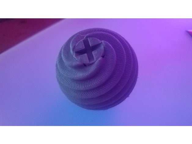 screwball 3D print model - Mito3D