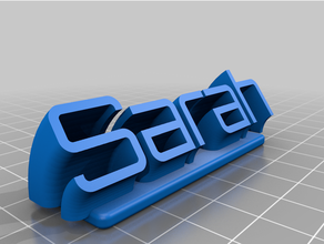 Sarahmy özelleştirilmiş Nefes kesici tabak yeniden düzenleme 3d print model - Mito3D