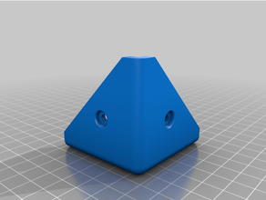 box corner bracket 3d print model - Mito3D