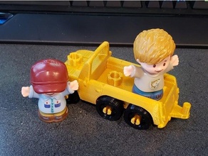 personnel carrier 6x6 truck fisher price people 3d print model - Mito3D