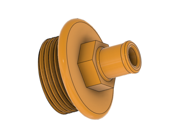 Gardena bağlayıcı g1 13mm 3D print model - Mito3D