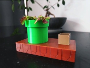venus fly trap planter watering 3d print model - Mito3D