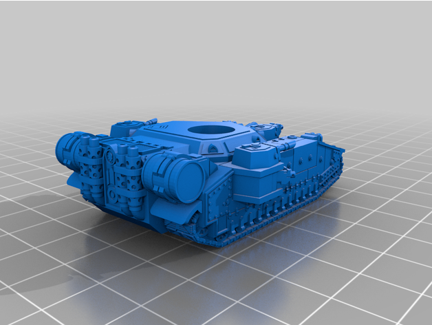 tiny biggest tank mbt 3D print model - Mito3D