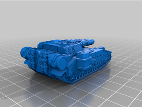 tiny biggest tank hunters 3d print model - Mito3D