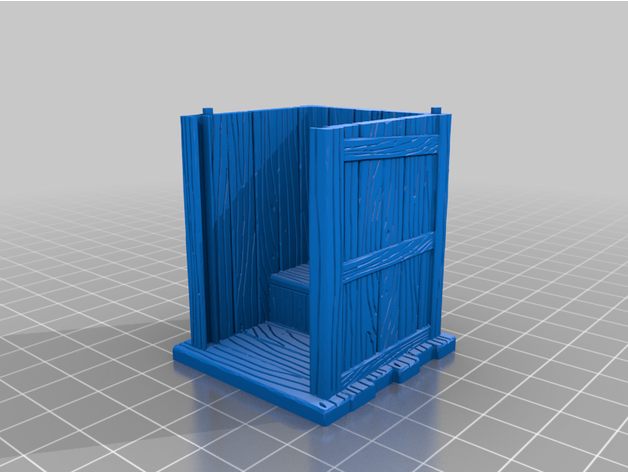 ferisia outhouse 3D print model - Mito3D