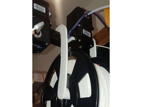 filamento bobina titolare supporto torcere veloce apertura 3d print model - Mito3D