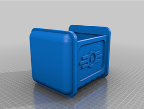 bóveda tec cerdito banco caja caer hucha almacenamiento vault 3d print model - Mito3D