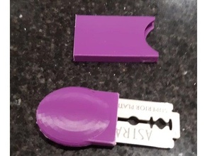 ekşi hamur ekmek topal bıçak Genişletilmiş kesmek derinlik Ustura Kulp destek puanlama ağzı 3d print model - Mito3D