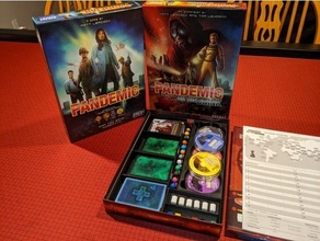 pandemic brink board game box insert organizer boardgame 3d print model - Mito3D