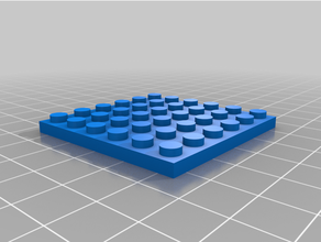 Lego 6 32 blok yükseklik özelleştirilmiş 3d print model - Mito3D