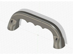 handle bar door handlebar 3d print model - Mito3D