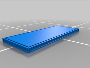 garde 3omized afficher 2 Plate forme personnalisé 3d print model - Mito3D