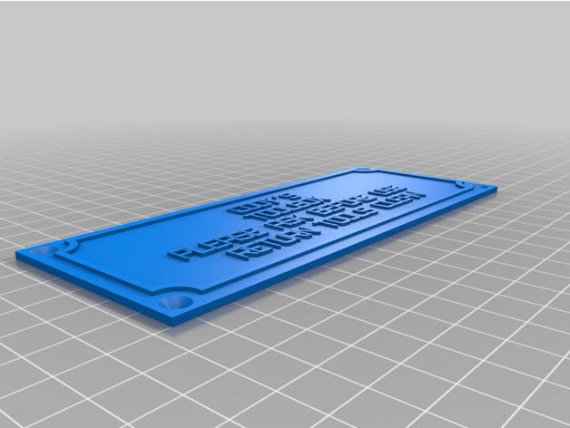 personalizzato semplice signtoolbox 3D print model - Mito3D