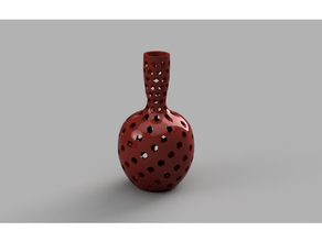 soliflore claire voie fleurs sches flower vase wood woodturning woodworking 3d print model - Mito3D