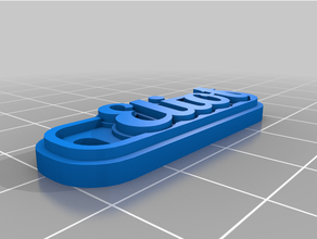 eliotkeychain personalizzato 3d print model - Mito3D