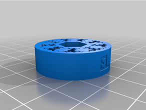 2nd version 6200 customized gear bearing - relative success 9 planets 3d print model - Mito3D