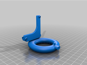 anycubic mega circular cooling duct + light 3d print model - Mito3D