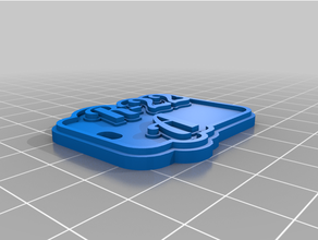 customized multiline tag keychainr22a 3d print model - Mito3D