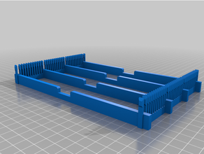 customized 3x40 dupont cable organizer 3d print model - Mito3D