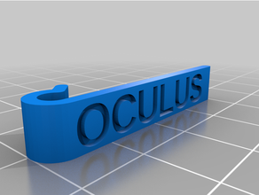 cable tag oculus usb customized 3d print model - Mito3D