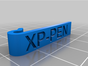 cable tag xp-pen usb customized 3d print model - Mito3D