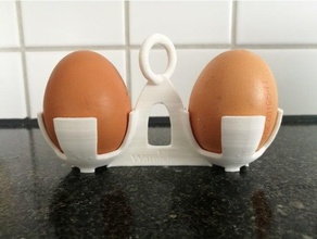 egg holder low-energy cooking 3d print model - Mito3D