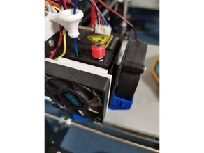 estrusore fan montare magnete riduzione 50 mm 50mm rete a8 aggiornamento 3d print model - Mito3D