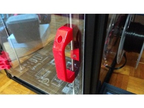 magnetic door hinge set door handle creality door ender5 handle hinge magnetic parts 3d print model - Mito3D