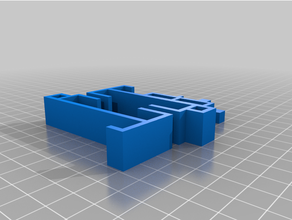 meelimy personalizado rectangular soporte 3d print model - Mito3D