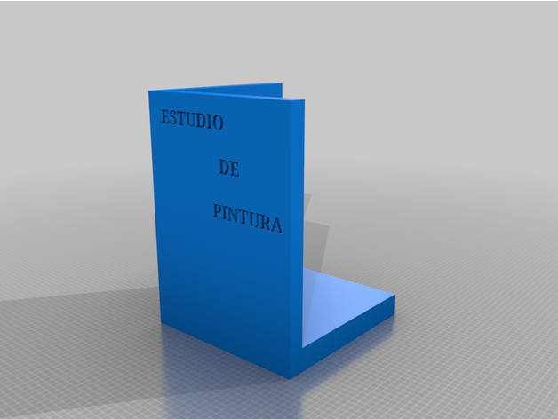 estudio pintura box caja 3D print model - Mito3D