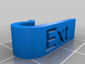 cable tag ethernet - ext customized 3d print model - Mito3D