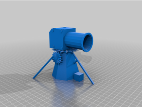 Zwerg Multicannon 3d print model - Mito3D