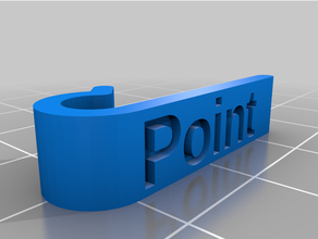 cable tag ethernet - point customized 3d print model - Mito3D
