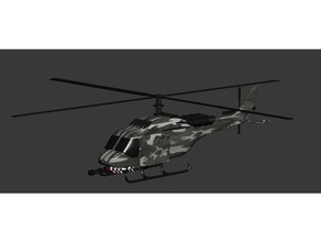 helicopter drone 3d print model - Mito3D