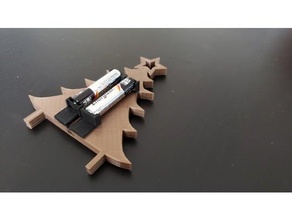 palmare accendere Natale albero decorazione decorazioni ornamento conduttivo filamento mano tenuto scanner guidato light up natale 3d print model - Mito3D
