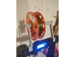 spoolholder a8 anet filament spool holder 3d print model - Mito3D