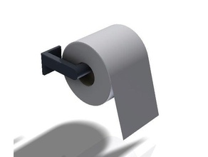 tuvalet kağıt Kulp destek 3d print model - Mito3D
